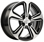 Khomen Wheels KHW1502 (Solano) 6x15 4x100 ET 45 Dia 54,1 (Black-FP)