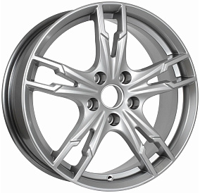 Диски КиК Солар 7x17 5x108 ET 50 Dia 63,35 (Глянцевый серебристый)