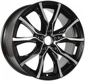 Диски КиК Твист-оригинал (КС697М) 7,5x17 5x120 ET 37 Dia 72,6 (Алмаз черный)