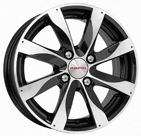 Диски КиК Джемини 6x15 4x114,3 ET 46 Dia 67,1 (Алмаз черный)