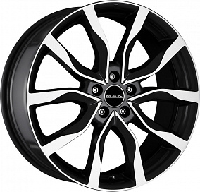 Диски Mak Highlands 9x21 5x108 ET 38,5 Dia 63,4 (Black Mirror)