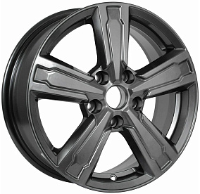 Диски КиК Оклахома 6,5x16 5x114,3 ET 45 Dia 60,1 (Насыщенный темно-серый полностью полированный)
