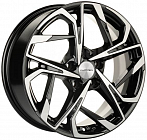 Khomen Wheels KHW1716 (Qashqai) 7x17 5x114,3 ET 40 Dia 66,1 (Black-FP)