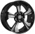 Khomen Wheels KHW1724 (Exeed TXL) 7x17 5x108 ET 36 Dia 65,1 (Black)