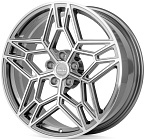 Skill SL645-CS265 8x20 5x112 ET 27 Dia 66,6 (Графит + Полированные Спицы)