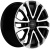 Khomen Wheels KHW1805 (Lexus GX) 7,5x18 6x139,7 ET 20 Dia 106,1 (Black-FP)