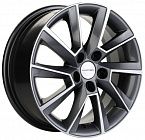 Khomen Wheels KHW1507 (Rapid/Fabia) 6x15 5x100 ET 38 Dia 57,1 (Gray-FP)