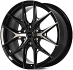 Skill SV110-SK348 9x21 6x139,7 ET 50 Dia 95,1 (Чёрный Глянцевый + Полированные Спицы + Темный Лак)