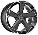 OZ Racing Aspen HLT 9x20 5x112 ET 30 Dia 66,46 (Matt Black Diamond Cut)