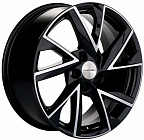 Khomen Wheels KHW1714 (Kodiaq/Tiguan) 7x17 5x112 ET 40 Dia 57,1 (Black-FP)