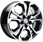 Khomen Wheels KHW1711 (Chery/Exeed) 6,5x17 5x108 ET 33 Dia 60,1 (Black-FP)