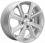 Khomen Wheels KHW1501 (Logan/Sandero/X-Ray) 6x15 4x100 ET 40 Dia 60,1 (F-Silver)