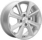 Khomen Wheels KHW1501 (Vesta до 2024г.) 6x15 4x100 ET 50 Dia 60,1 (F-Silver)