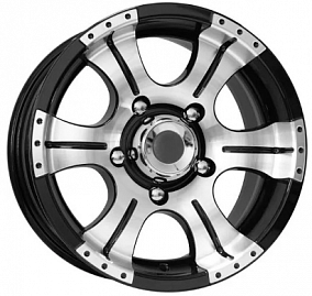 Диски КиК Байконур 7x15 6x139,7 ET 20 Dia 110,1 (Алмаз черный)