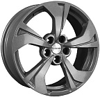 Khomen Wheels KHW1724 (CS35 Plus) 7x17 5x110 ET 46 Dia 63,3 (Gray)