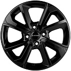 Khomen Wheels KHW1501 (Nexia) 6x15 4x100 ET 45 Dia 56,6 (Black)