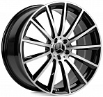 Skill SL987 10x23 5x112 ET 45 Dia 66,6 (чёрный + полированные спицы)
