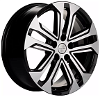 Khomen Wheels KHW1803 (Chery Tiggo 4/Tiggo 7 Pro) 7x18 5x108 ET 33 Dia 60,1 (Black-FP)