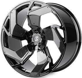 Диски Skill SL462-SK381 10,5x22 5x112 ET 19 Dia 66,5 (Чёрный Глянцевый)
