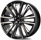 CMST SL203 10x24 6x139,7 ET 30 Dia 78,1 (чёрный + полированные спицы под тёмным лаком)