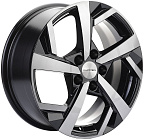 Khomen Wheels KHW1710 (Chery Tiggo 7pro) 6,5x17 5x108 ET 33 Dia 60,1 (Black-FP)