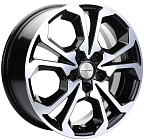 Khomen Wheels KHW1711 (Haval F7/F7x) 6,5x17 5x114,3 ET 40 Dia 64,1 (Black-FP)