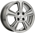 Khomen Wheels KHW1502 (Vesta) 6x15 4x100 ET 50 Dia 60,1 (G-Silver)