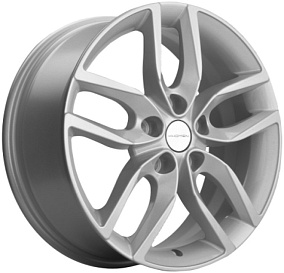Диски Khomen Wheels KHW1708 (Geely Coolray) 6,5x17 5x114,3 ET 45 Dia 54,1 (F-Silver)
