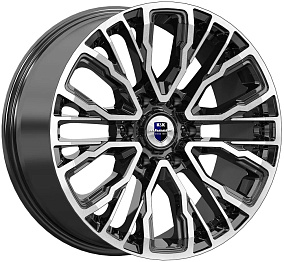 Диски КиК Кортес (КС1102) 8,5x19 6x139,7 ET 38 Dia 67,1 (Алмаз черный)