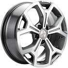 Khomen Wheels KHW1710(2) (Mercedes Vito) 6,5x17 5x112 ET 50 Dia 66,6 (Gray-FP)