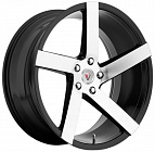 Vissol V-080R 8,5x19 5x120 ET 15 Dia 74,1 (Black with Machined Face)