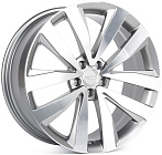 Skill SL566-SL076 9x20 5x112 ET 33 Dia 66,6 (графит глянцевый + полированные спицы)