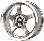 Ssr 1783-SL032 7x16 5x108 ET 35 Dia 73,1 (Графит Глянцевый + Полированный Обод)