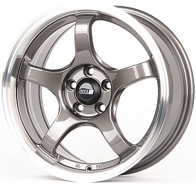 Диски Ssr 1783-SL032 7x16 5x108 ET 35 Dia 73,1 (Графит Глянцевый + Полированный Обод)