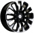 Khomen Wheels KHW2010 (Chevrolet Tahoe) 8x20 6x139,7 ET 28 Dia 78,1 (Black-FP)