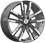 Скад КР014 (20 Jetour T2) 8x20 5x108 ET 39 Dia 60,1 (Diamond gloss graphite)
