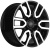 Khomen Wheels KHW1723 (Pajero) 8x17 6x139,7 ET 46 Dia 67,1 (Black-FP)