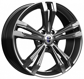 Диски КиК Karrera Light 7x18 5x112 ET 35 Dia 66,6 (Дарк платнум)