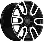 Khomen Wheels KHW1723 (Tank 300) 8x17 6x139,7 ET 36 Dia 100,1 (Black-FP)