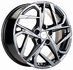 Khomen Wheels KHW1716 (CX-5/i40/X-Trail) 7x17 5x114,3 ET 45 Dia 67,1 (Gray)