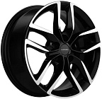 Khomen Wheels KHW1708 (Dongfeng AX7/Evolute i-PRO) 6,5x17 5x108 ET 43 Dia 65,1 (Black-FP)