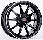 Rays 5203-SL022 6,5x15 5x105 ET 38 Dia 56,6 (Чёрный Глянцевый + Полированный Обод)