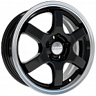 Скад Киото 6x15 4x98 ET 38 Dia 58,6 (Алмаз антрацит)