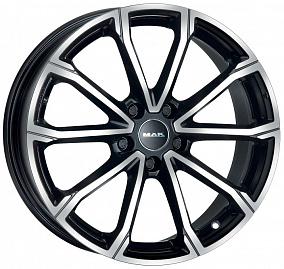 Диски Mak DaVinci 8x19 5x112 ET 40 Dia 76 (Black Mirror)