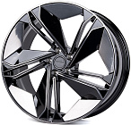 Skill SL515-SK199 9,5x21 5x112 ET 31 Dia 66,6 (Чёрный Глянцевый + Полировка + Чёрный Лак)
