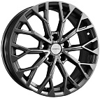 Khomen Wheels KHW1718 (Chery Tiggo 4/Exeed LX/Omoda C5) 7x17 5x108 ET 33 Dia 60,1 (Gray)