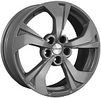 Khomen Wheels KHW1724 (Exeed LX) 7x17 5x108 ET 33 Dia 60,1 (Gray)