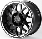 BlackRhino 84243-FG434 8,5x17 6x139,7 ET 15 Dia 106,1 (Чёрный Матовый + Полированный Обод)