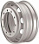 Asterro 10/335/281/166 8,5x24 10x335 ET 166 Dia 281 (Silver)